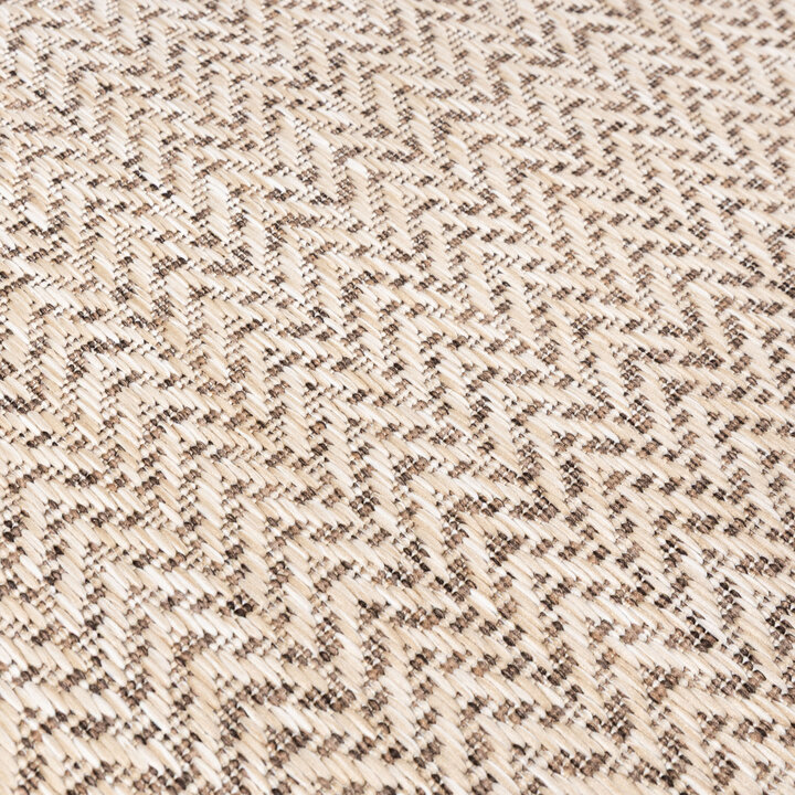Garten Teppich - Nusa Lines Braun - 2