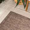 Garten Teppich - Nusa Border Braun Beige - thumbnail 1