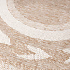Garten Teppich Rund - Nusa Orbit Beige Creme - thumbnail 2
