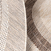 Garten Teppich Rund - Nusa Orbit Braun Creme - thumbnail 5