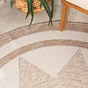 Garten Teppich Rund - Nusa Sun Beige Creme - thumbnail 1