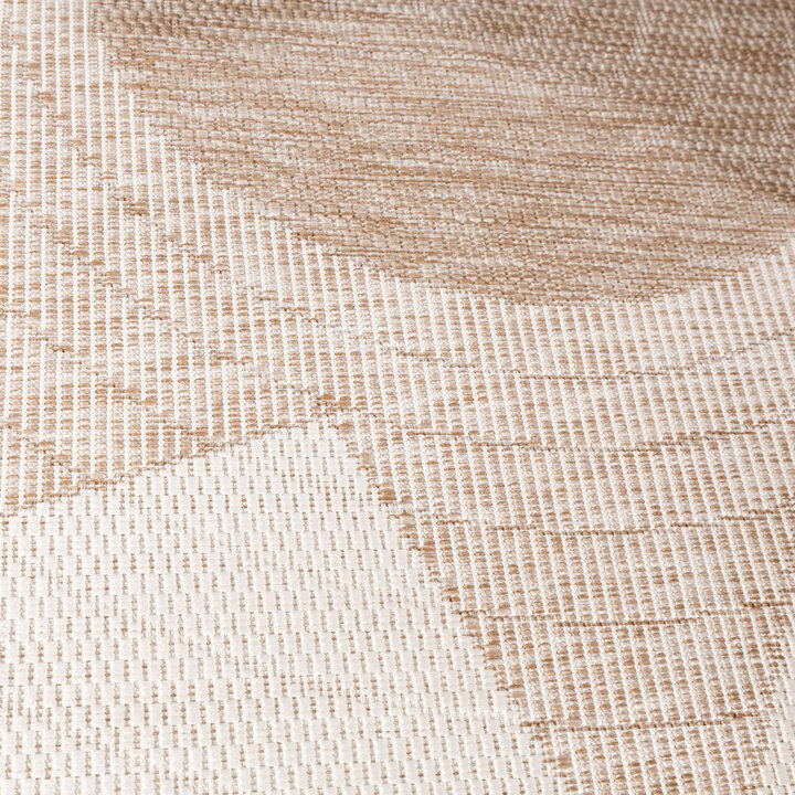 Garten Teppich Rund - Nusa Sun Beige Creme - 2