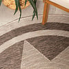Garden Teppich Rund - Nusa Sun Braun Beige  - thumbnail 1