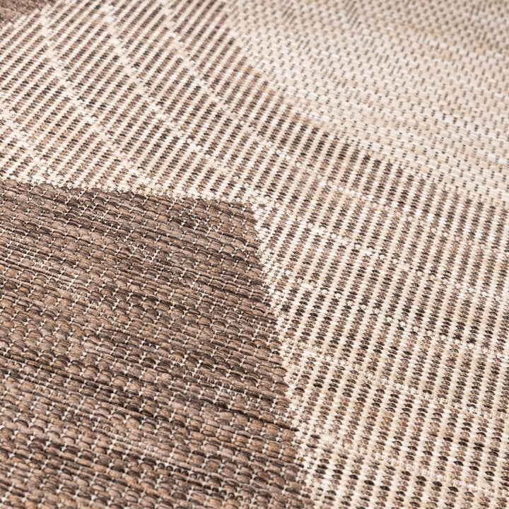 Garden Teppich Rund - Nusa Sun Braun Beige  - 2