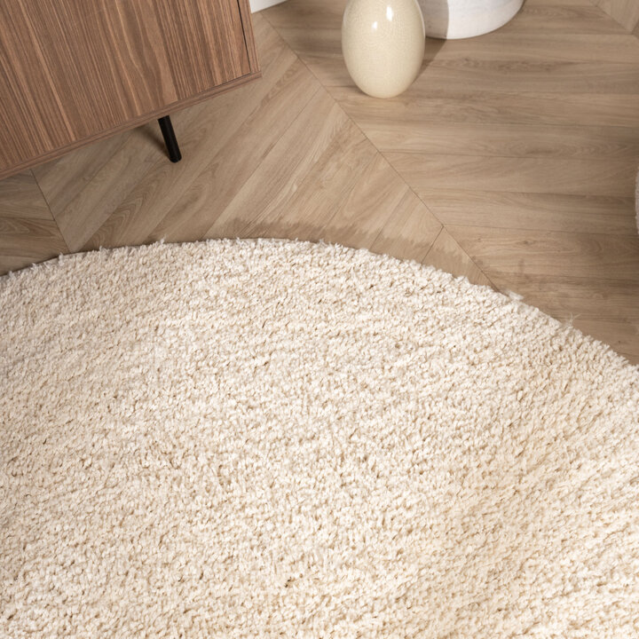 Teppich Hochflor Rund - Wish Creme - 2