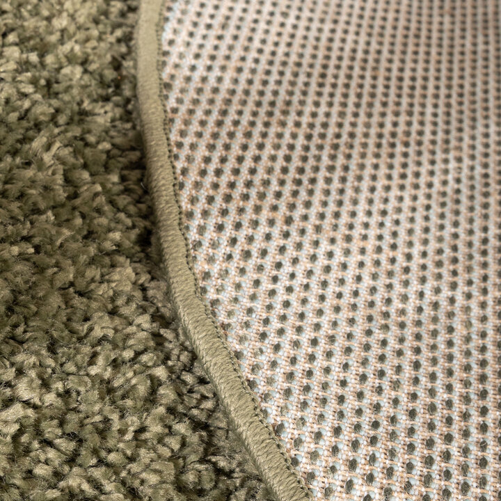 Teppich Hochflor Rund - Wish Grün  - 6