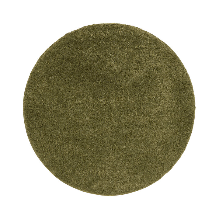 Teppich Hochflor Rund - Wish Grün  - 1