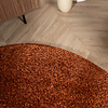 Teppich Hochflor Rund - Wish Terracotta - thumbnail 2