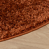 Teppich Hochflor Rund - Wish Terracotta - thumbnail 5