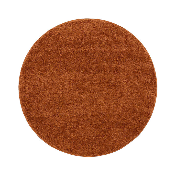 Teppich Hochflor Rund - Wish Terracotta - 1
