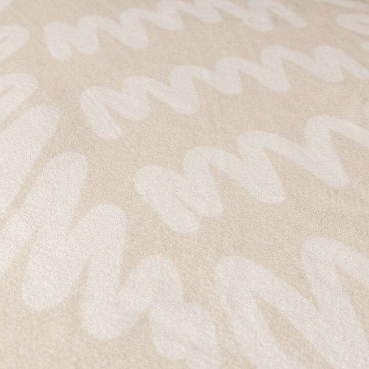 Waschbarer Kinderteppich - Raf Croco Creme - 3