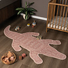 Waschbarer Kinderteppich - Raf Croco Rosa - thumbnail