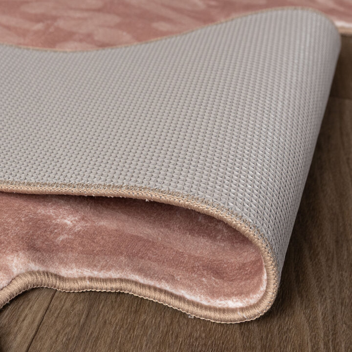 Waschbarer Kinderteppich - Raf Croco Rosa - 6