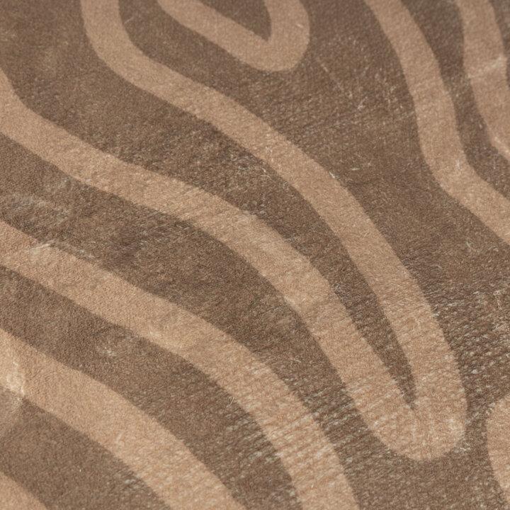 Waschbarer Kinderteppich - Raf Tiger Taupe - 3