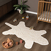 Waschbarer Kinderteppich - Raf Tiger Creme  - thumbnail