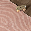 Waschbarer Kinderteppich - Raf Tiger Rosa - thumbnail 2