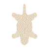 Waschbarer Kinderteppich - Raf Tiger Creme  - thumbnail 1