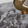 Waschbarer Flauschiger Teppich - Shimmer Grau - thumbnail 2