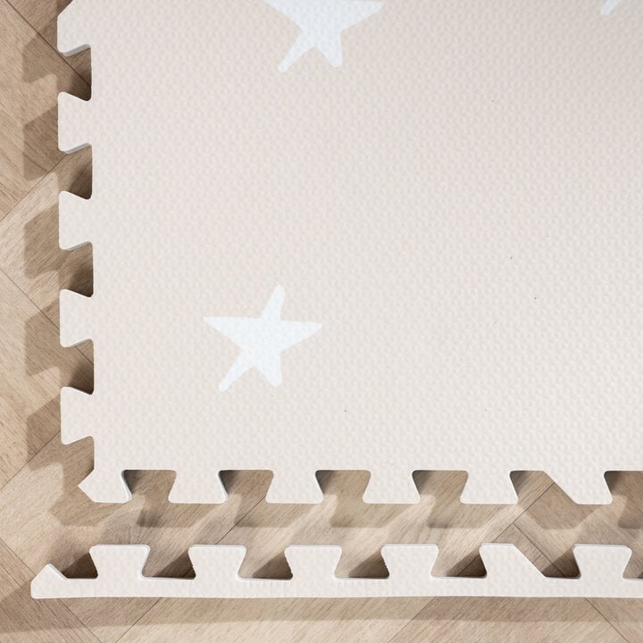 Puzzlematte - Alfie Stars Grau/Beige - 6