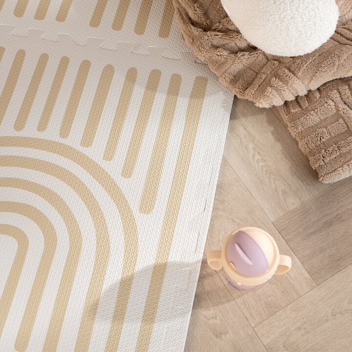 Puzzlematte - Alfie Grid Beige - 1