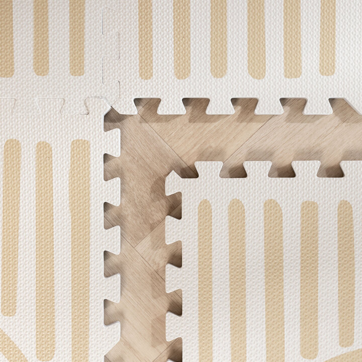 Puzzlematte - Alfie Grid Beige - 3