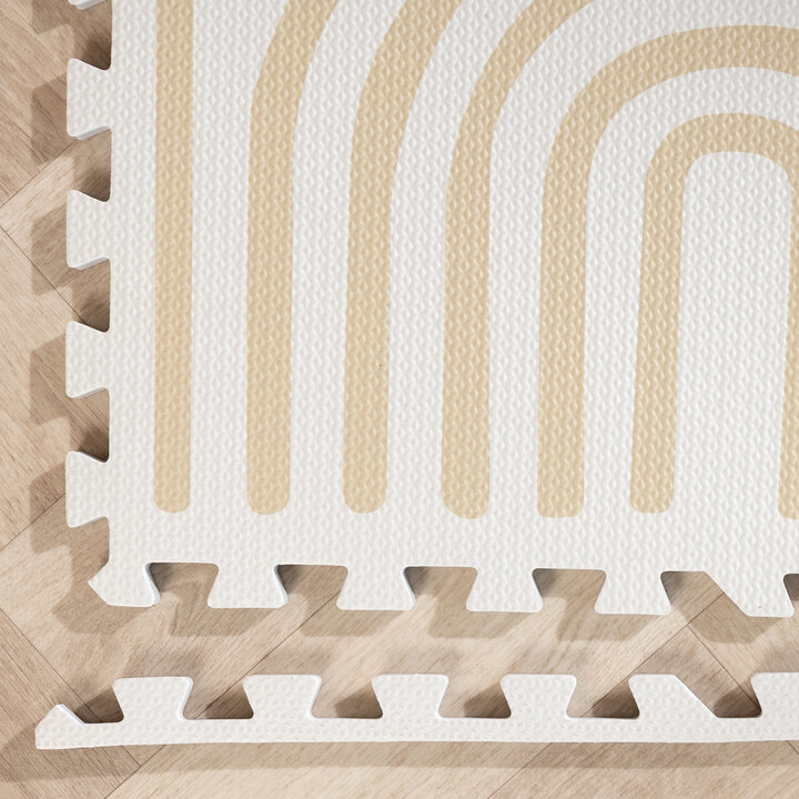 Puzzlematte - Alfie Grid Beige - 5
