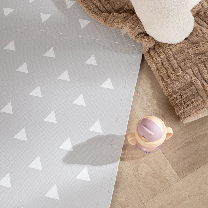 Puzzlematte - Alfie Geo Grau - 1