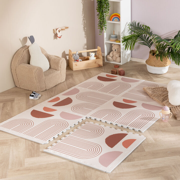 Puzzlematte - Alfie Arches Hellgrau Multi