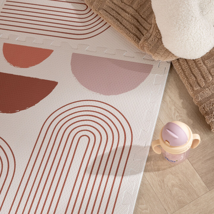 Puzzlematte - Alfie Arches Hellgrau Multi - 1