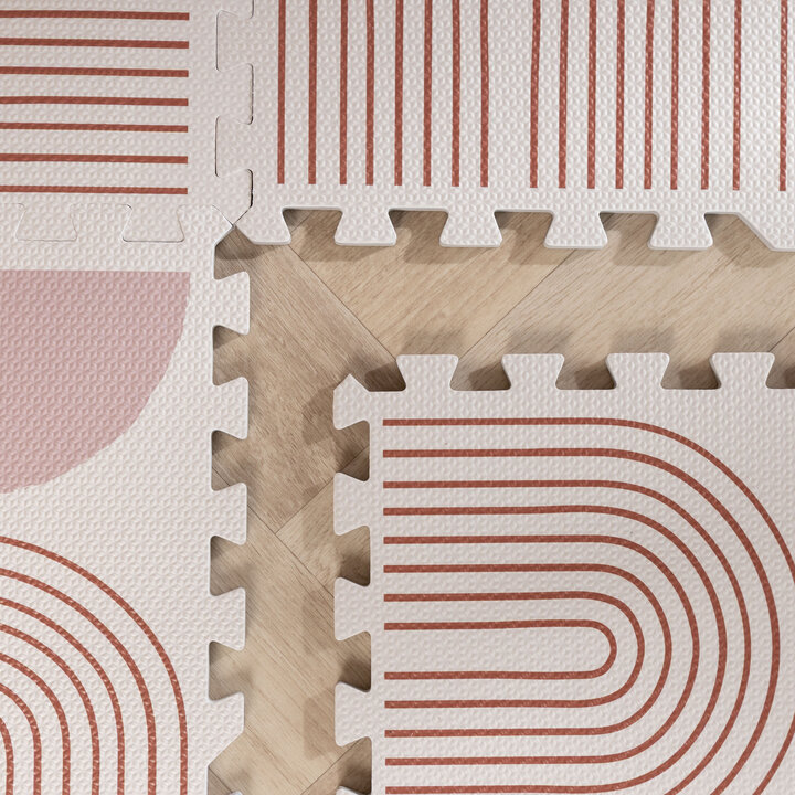 Puzzlematte - Alfie Arches Hellgrau Multi - 3