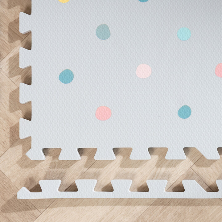 Puzzlematte - Alfie Dots Hellgrau - 5