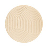 Teppich Skandinavisch Rund - Lova Arches Beige - thumbnail 1