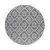 In- & Outdoor Teppich Rund - Rio Flower Blau - thumbnail 1