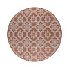 In- & Outdoor Teppich Rund - Rio Flower Rosa - thumbnail 1