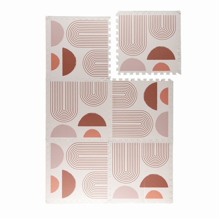 Puzzlematte - Alfie Arches Hellgrau Multi - 1
