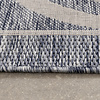 In- & Outdoor Teppich - Isla Medaillon Hellblau Weiß - thumbnail 5
