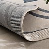 In- & Outdoor Teppich - Isla Medaillon Weiß Blau - thumbnail 6