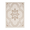 In- & Outdoor Teppich - Isla Medaillon Weiß Beige - thumbnail 1