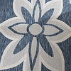 In- & Outdoor Teppich - Isla Medaillon Blau Weiß - thumbnail 3