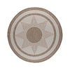 Garten Teppich Rund - Nusa Sun Beige Creme - thumbnail 1