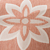 In- & Outdoor Teppich Rund - Isla Medaillon Rose Weiß - thumbnail 3