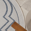 In- & Outdoor Teppich Rund - Isla Medaillon Weiß Blau - thumbnail 2