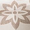 In- & Outdoor Teppich Rund - Isla Medaillon Weiß Beige - thumbnail 3