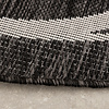 In- & Outdoor Teppich Rund - Isla Medaillon Schwarz Weiß - thumbnail 5