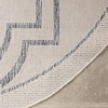 In- & Outdoor Teppich Rund - Isla Medaillon Weiß Hellblau - thumbnail 4