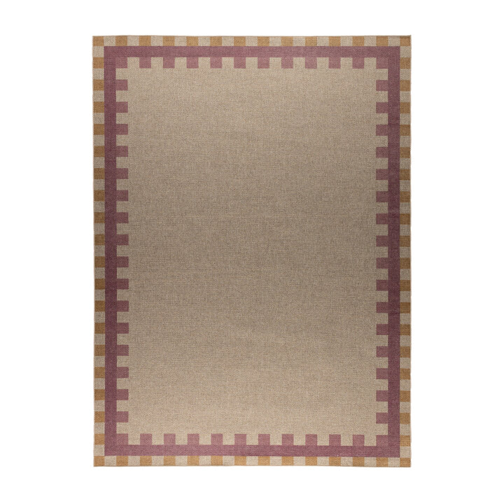 In- & Outdoor Jute Teppich - Mambo Tiles Beige - 1
