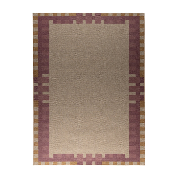In- & Outdoor Jute Teppich - Mambo Blox Beige - 1