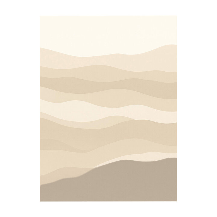 Teppich Abstrakt - Guus Creme - 1