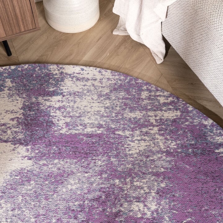 Teppich Abstrakt Rund - Candice Lila - 2