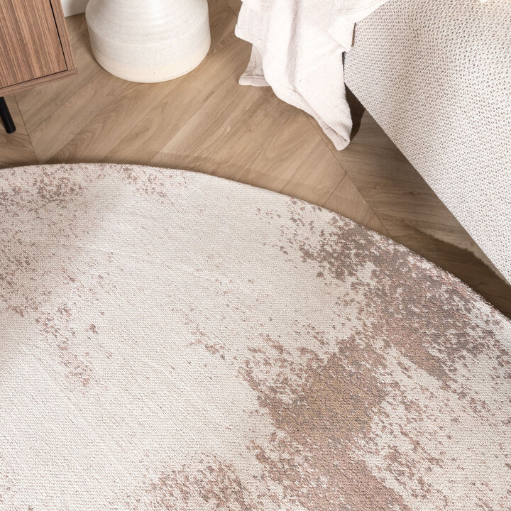 Teppich Abstrakt Rund - Candice Taupe - 2